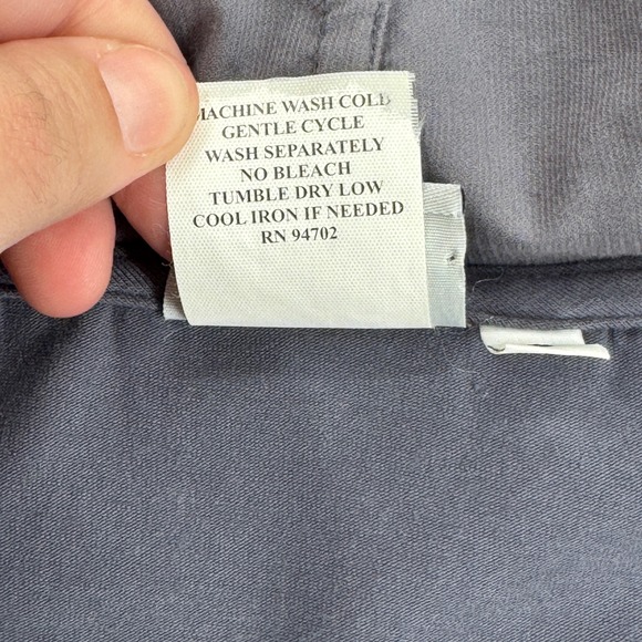 Hot Cotton Button Front Hooded Shacket Women's Size S Gray Lagenlook Tunic Boho - Picture 7 of 9